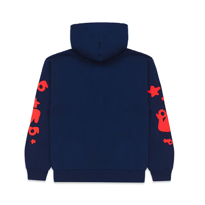 Sp5der Beluga Hoodie Navy