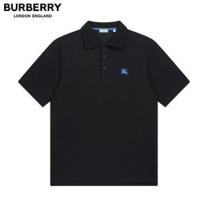 Burberry Polo Black and Logo Blue