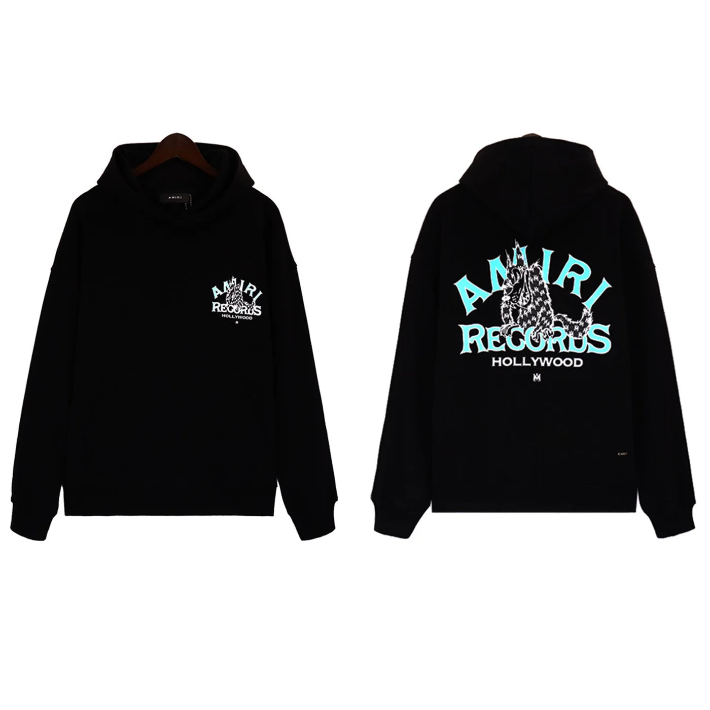 Amiri Hollywood Hoodie Black