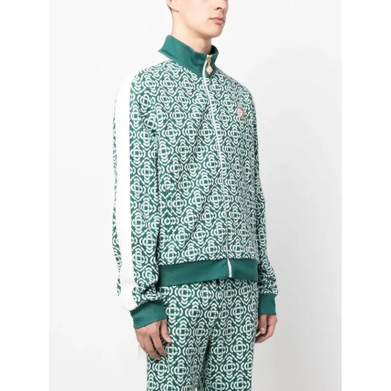Casablanca Zip-Up Tracksuit- Green