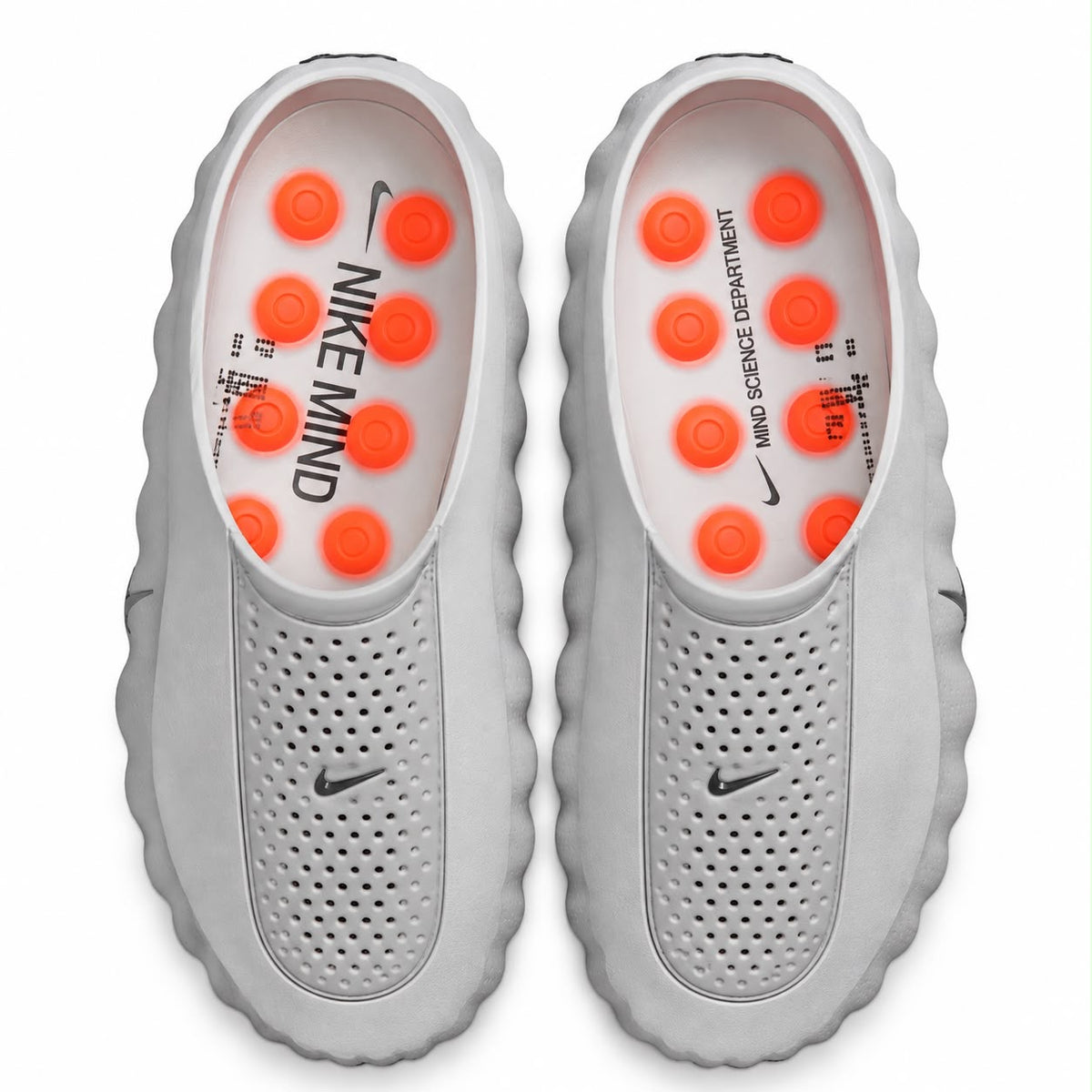 Nike Mind 001 Light Smoke Grey & Hyper Crimson