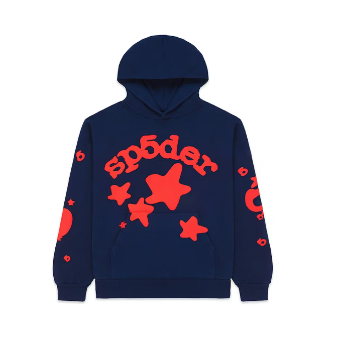 Sp5der Beluga Hoodie Navy