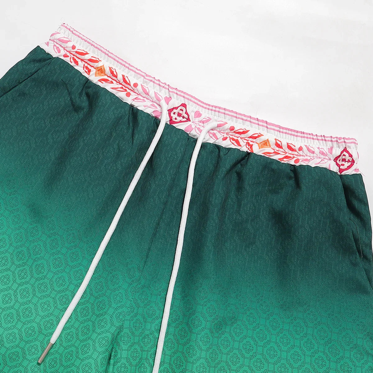 Casablanca Shirt Short Set Green