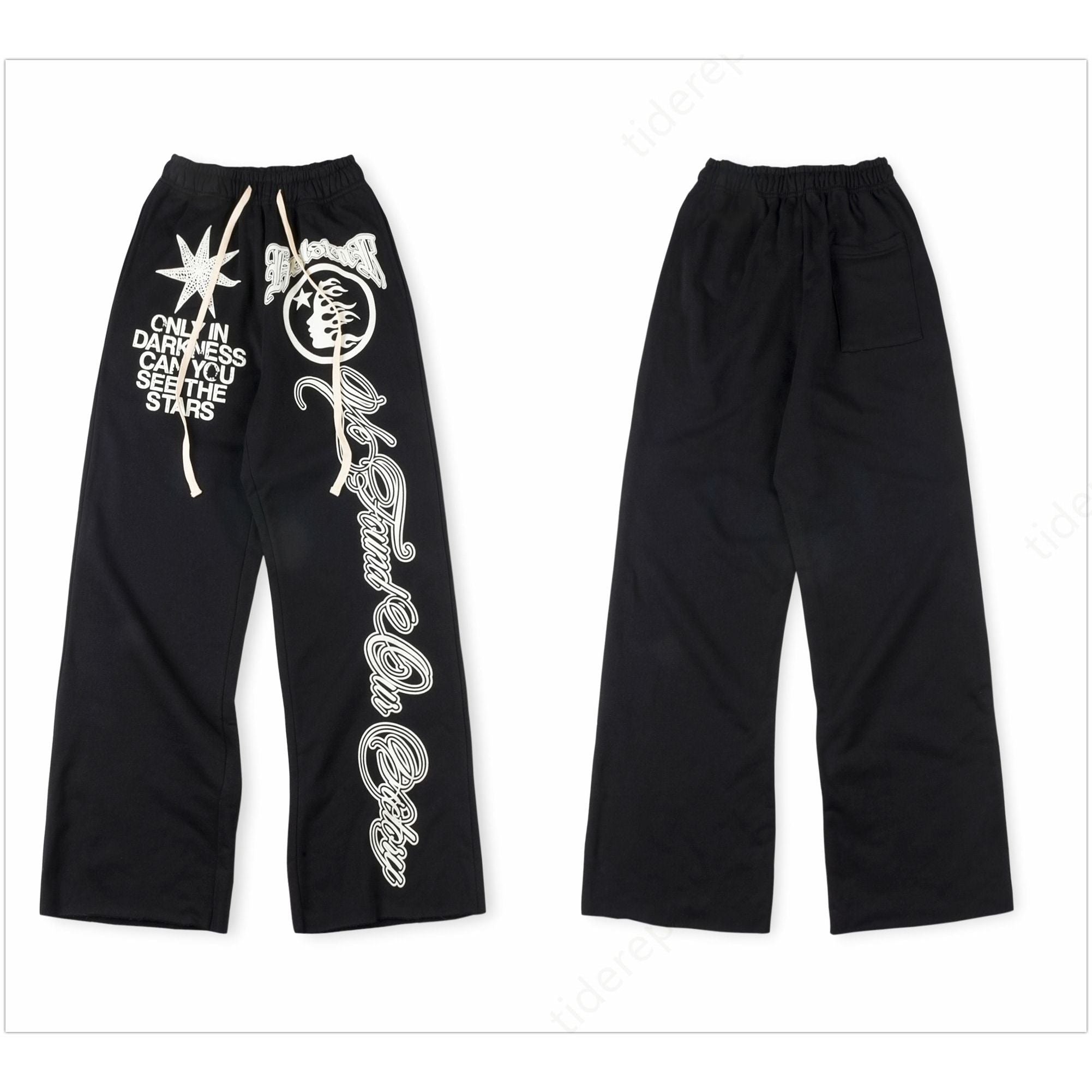 Hellstar “ONLY IN DARKNESS YOU CAN SEE THE STAR” Joggers -Black