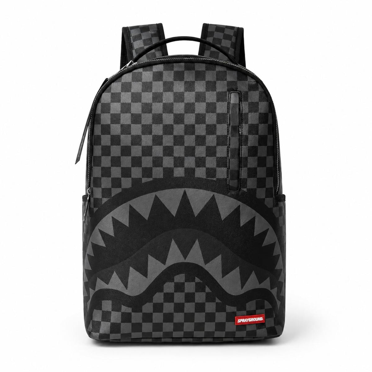 Sprayground Checkered Black Backpack