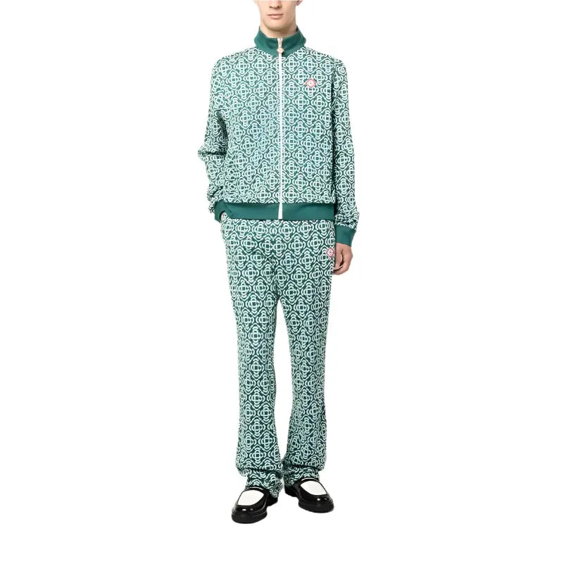 Casablanca Zip-Up Tracksuit- Green