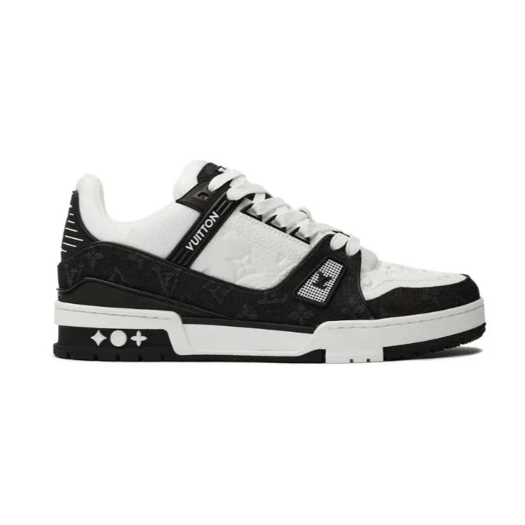 LOUIS VUITTON LV MONOGRAM BLACK DENIM SNEAKER