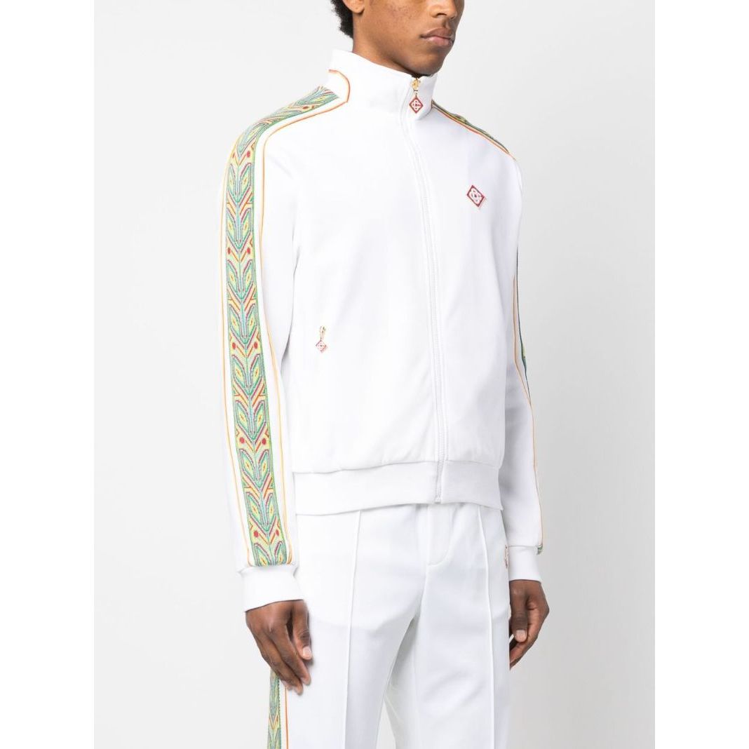 Casablanca Zip-Up Tracksuit- White