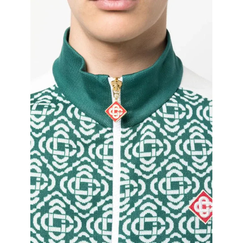 Casablanca Zip-Up Tracksuit- Green