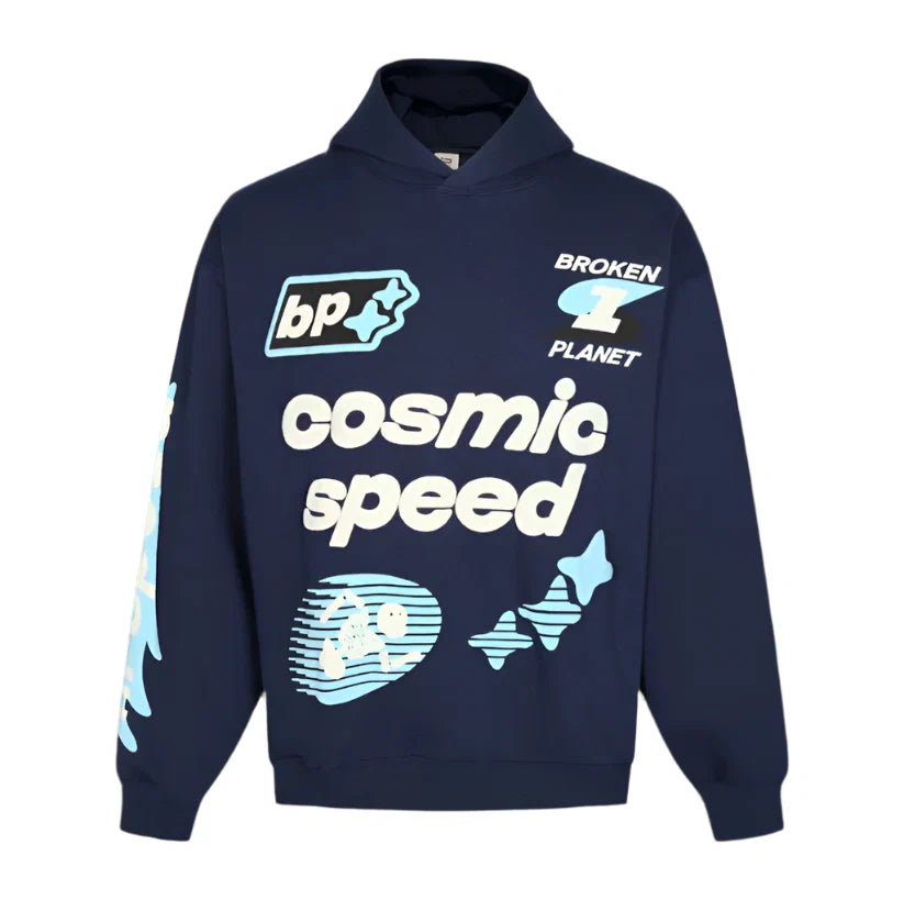 Broken Planet "Am I The Only One" Hoodie Navy Blue