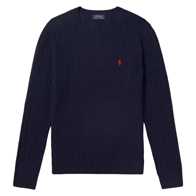 Ralph Lauren Knitted Sweater Navy Blue