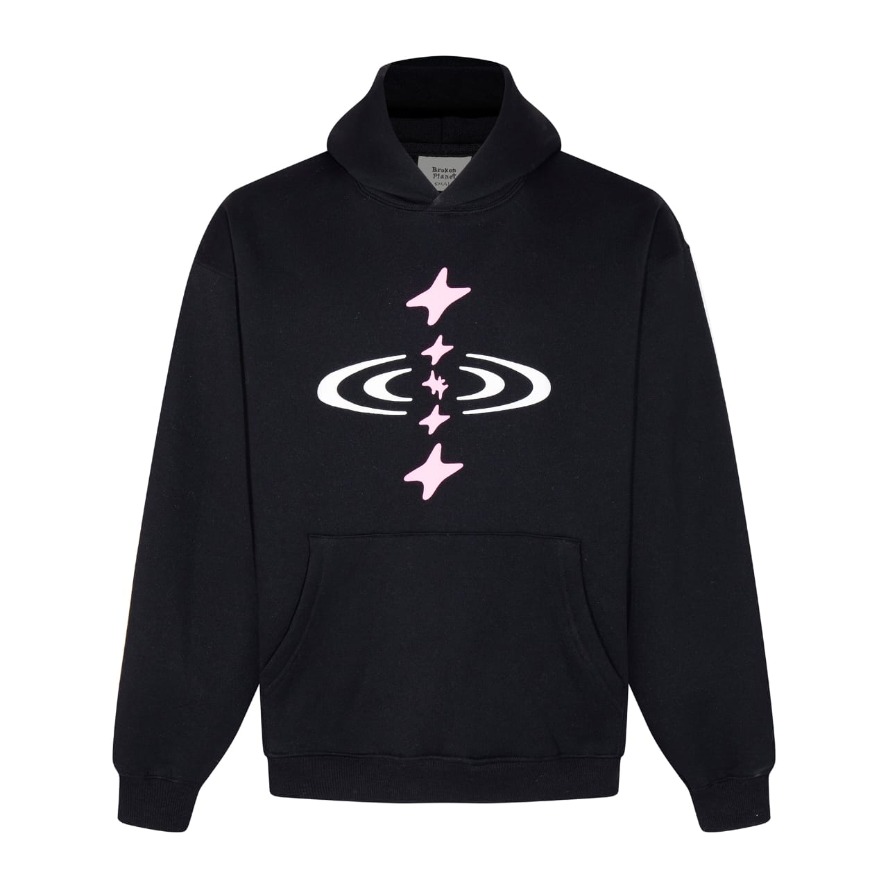 Broken Planet Galaxy Logo Hoodie Black