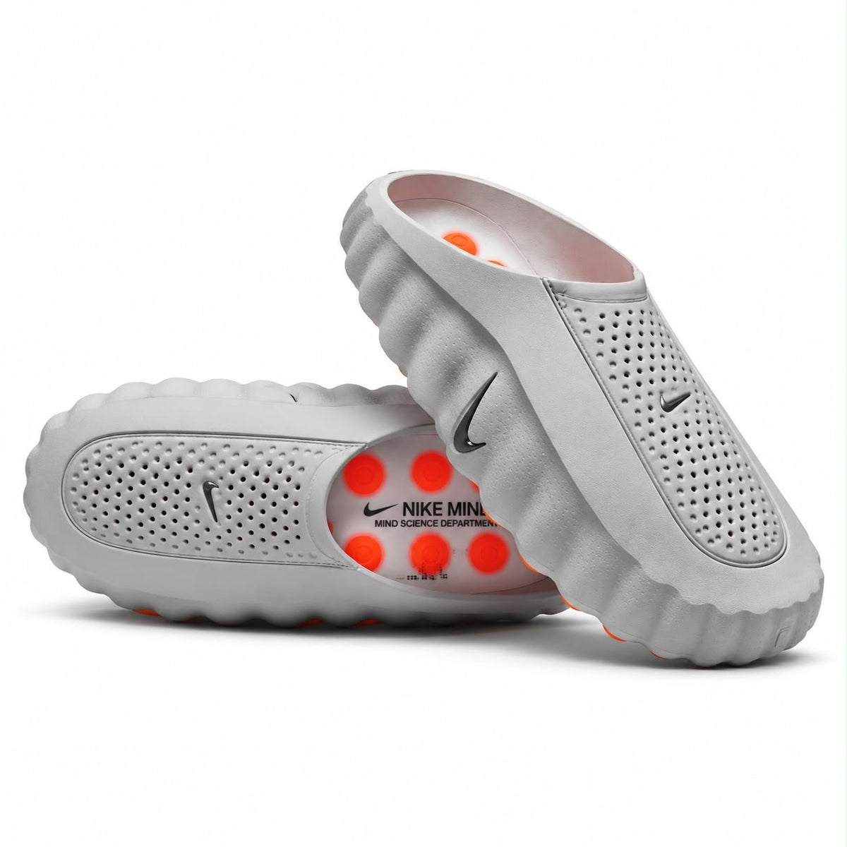 Nike Mind 001 Light Smoke Grey & Hyper Crimson