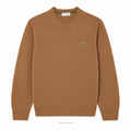 Lacoste Crew Neck Sweater - Camel Brown