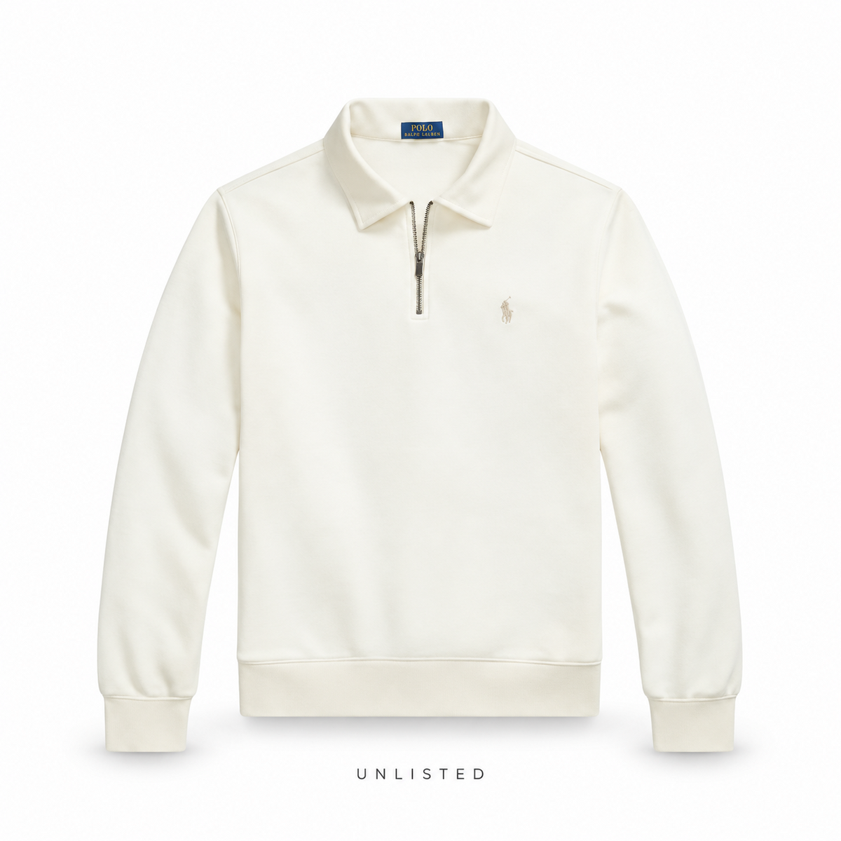 Ralph Lauren Knitted Cream Quarter Zip