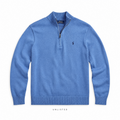 Ralph Lauren Knitted Powder Blue Quarter Zip